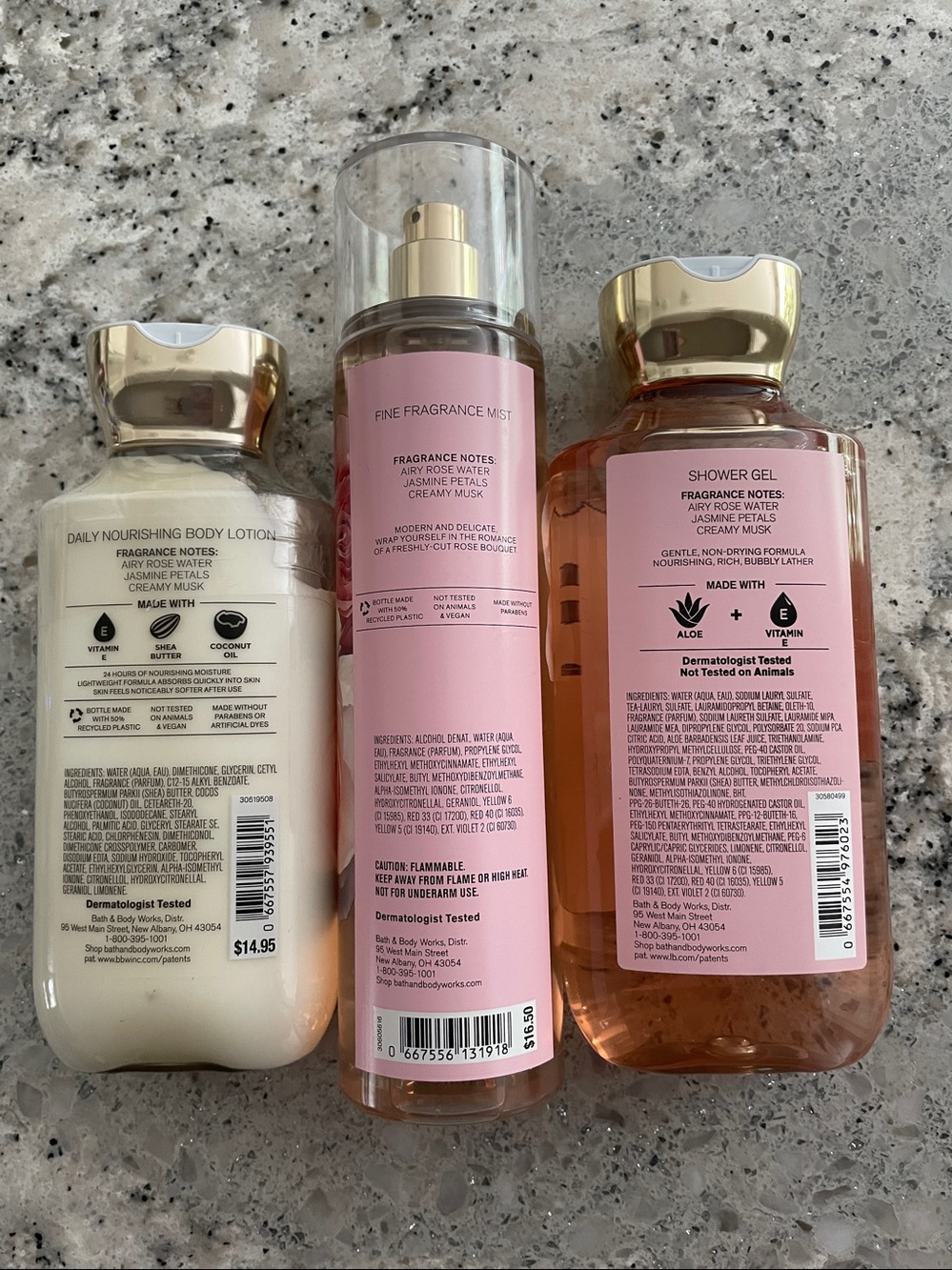 Bath & Body Works Rose Trio - Picture 2 of 2